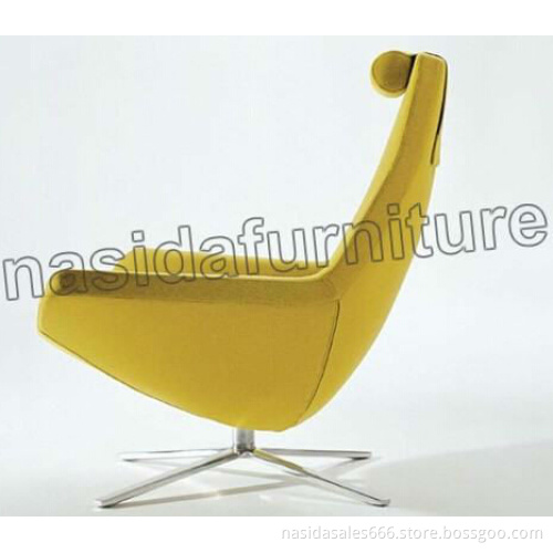 Replica white leather Metropolitan Chair